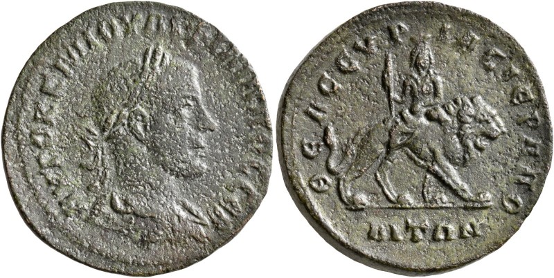 SYRIA, Cyrrhestica. Hieropolis. Philip II, 247-249. Tetrassarion (Bronze, 29 mm,...