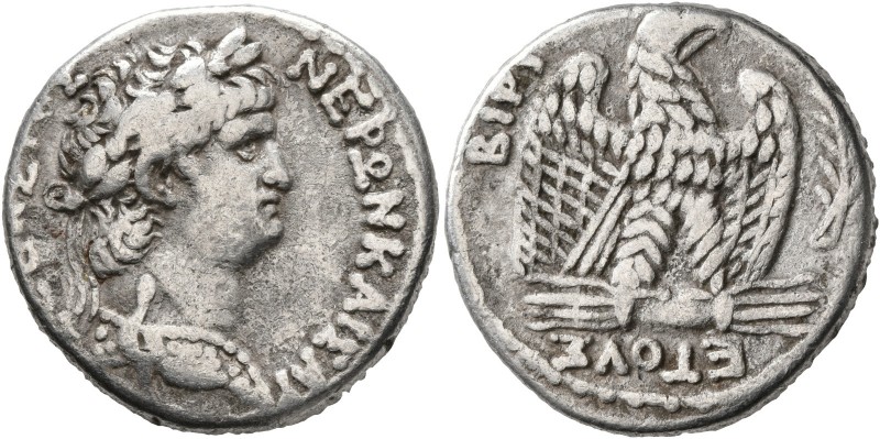 SYRIA, Seleucis and Pieria. Antioch. Nero, 54-68. Tetradrachm (Silver, 25 mm, 14...