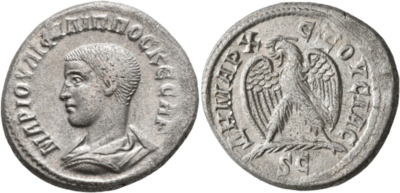 SYRIA, Seleucis and Pieria. Antioch. Philip II, as Caesar, 244-247. Tetradrachm ...