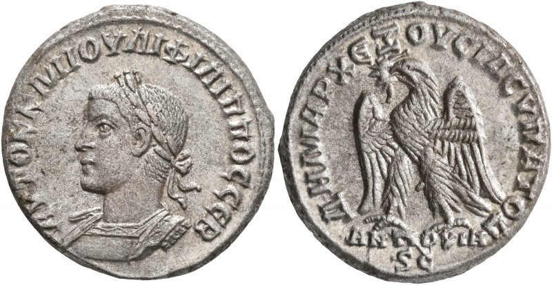 SYRIA, Seleucis and Pieria. Antioch. Philip II, 247-249. Tetradrachm (Billon, 25...