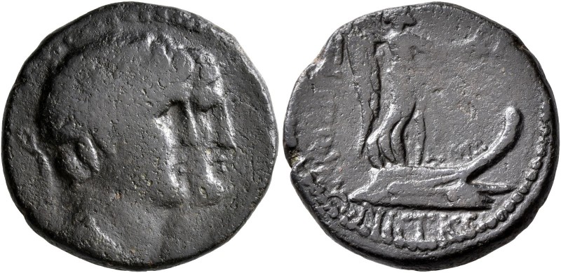 PHOENICIA. Tripolis. Pseudo-autonomous issue. Assarion (Bronze, 22 mm, 7.49 g, 1...