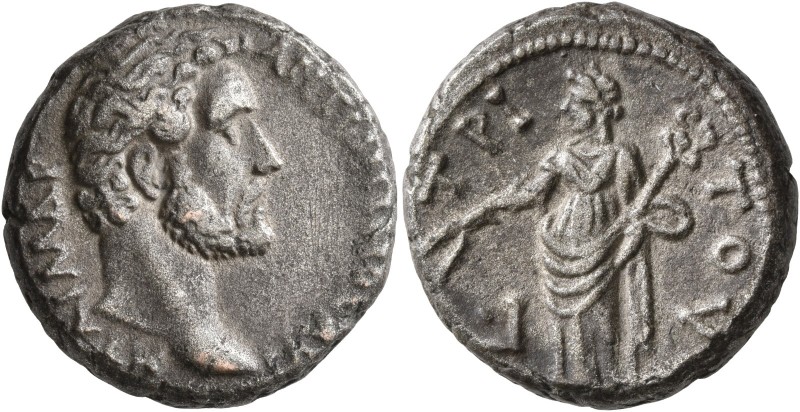 EGYPT. Alexandria. Antoninus Pius, 138-161. Tetradrachm (Billon, 23 mm, 13.19 g,...