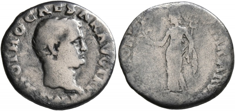 Otho, 69. Denarius (Silver, 18 mm, 2.80 g, 5 h), Rome, 15 January-16 April 69. I...