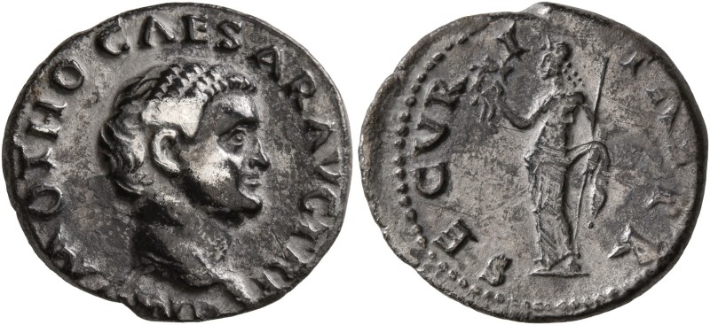 Otho, 69. Denarius (Silver, 19 mm, 2.89 g, 6 h), Rome, 15 January-16 April 69. I...