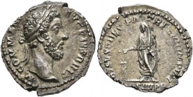Commodus, 177-192. Denarius (Silver, 19 mm, 3.45 g, 7 h), Rome, 184. M COMMODVS ANTON AVG PIVS BRIT Laureate head of Commodus to right. Rev. VOTA SVSC...