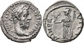 Pescennius Niger, 193-194. Denarius (Silver, 18 mm, 3.80 g, 12 h), Antiochia. IMP CAES C PESCE NIGER IVS AVG Laureate head of Pescennius Niger to righ...