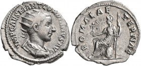 Gordian III, 238-244. Antoninianus (Silver, 22 mm, 3.77 g, 12 h), Antiochia, 238-239. IMP CAES M ANT GORDIANVS AVG Radiate, draped and cuirassed bust ...