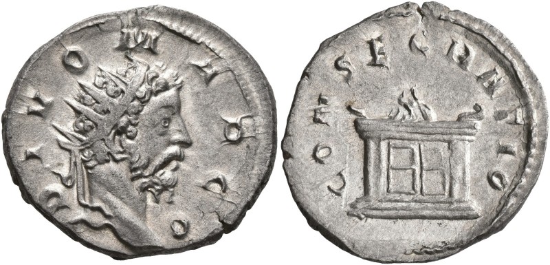 Trajan Decius, 249-251. Antoninianus (Silver, 23 mm, 3.35 g, 8 h), commemorative...