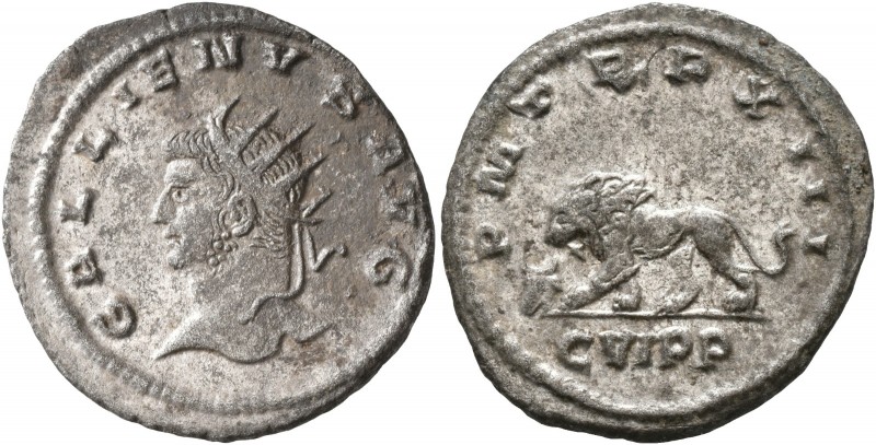 Gallienus, 253-268. Antoninianus (Billon, 22 mm, 3.09 g, 6 h), Antiochia, 264-26...