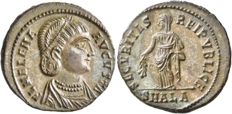 Helena, Augusta, 324-328/30. Follis (Silvered bronze, 20 mm, 3.41 g, 12 h), Alex...