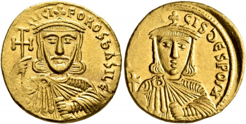 Nicephorus I, with Stauracius, 802-811. Solidus (Gold, 20 mm, 4.42 g, 6 h), Cons...