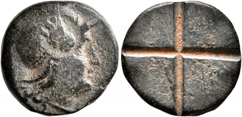 Byzantine Weights, Circa 5th-7th centuries. Weight of 1 Nomisma (Bronze, 17 mm, ...