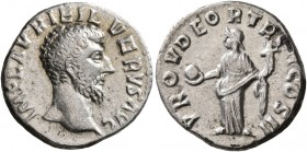 UNCERTAIN GERMANIC TRIBES, Pseudo-Imperial coinage. Early 3rd to mid 4th centuries. Denarius (Subaeratus, 18 mm, 2.61 g, 12 h), Taman Peninsula. Stage...