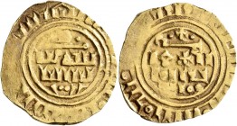 CRUSADERS. County of Tripoli. Bohémond IV of Antioch to Bohémond VII, 1187-1287. Bezant (Gold, 23 mm, 3.64 g, 6 h), imitating a dinar of the Fatimid c...