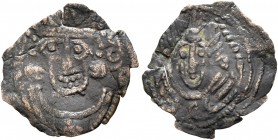 ISLAMIC, Umayyad Caliphate. temp. al-Walid I ibn 'Abd al-Malik, AH 86-96 / AD 705-715. Pashiz (Bronze, 14 mm, 0.22 g, 3 h), anonymous Arab-Sasanian ty...