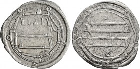 ISLAMIC, 'Abbasid Caliphate. temp. Al-Mahdi, AH 158-169 / AD 775-785. Dirham (Silver, 24 mm, 2.74 g, 10 h), Kirman, AH 166 = AD 763/4. SICA III, 161. ...