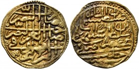 ISLAMIC, Ottoman Empire. Sulayman II Qanuni ('the Lawgiver'), AH 926-974 / AD 1520-1566. Sultani (Gold, 20 mm, 3.51 g, 1 h), Halab, AH 926 / AD 1520. ...