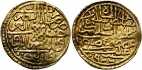 ISLAMIC, Ottoman Empire. Sulayman II Qanuni ('the Lawgiver'), AH 926-974 / AD 1520-1566. Sultani (Gold, 20 mm, 3.31 g, 4 h), Halab, AH 926 / AD 1520. ...