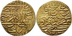 ISLAMIC, Ottoman Empire. Sulayman II Qanuni ('the Lawgiver'), AH 926-974 / AD 1520-1566. Sultani (Gold, 19 mm, 3.47 g, 11 h), Misr, AH 926 / AD 1520. ...