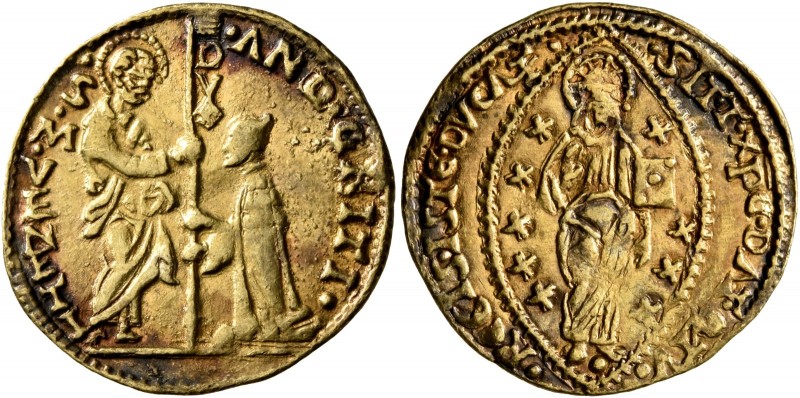 ITALY. Venezia (Venice). Andrea Gritti, 1523-1538. Ducat (Gold, 21 mm, 3.44 g, 2...