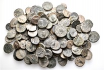 A lot containing 122 bronze coins. All: Classical Armenian. Fine to very fine. LOT SOLD AS IS, NO RETURNS. 122 coins in lot.
