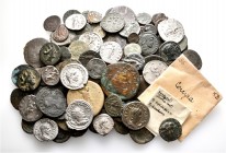 A lot containing 14 silver and 117 bronze coins. Includes: Greek, Roman and Byzantine. Mostly fair to fine, some very fine. LOT SOLD AS IS, NO RETURNS...