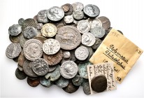 A lot containing 14 silver and 116 bronze coins. Includes: Greek, Roman and Byzantine. Mostly fair to fine, some very fine. LOT SOLD AS IS, NO RETURNS...
