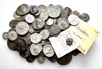 A lot containing 17 silver and 112 bronze coins. Includes: Greek, Roman and Byzantine. Mostly fair to fine, some very fine. LOT SOLD AS IS, NO RETURNS...