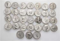 A lot containing 31 silver coins. Includes: Greek and Roman Imperial. Very fine to good very fine. LOT SOLD AS IS, NO RETURNS. 31 coins in lot.