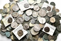 A lot containing 12 silver and 307 bronze coins. Includes: Mostly fair to fine, some very fine. LOT SOLD AS IS, NO RETURNS. 319 coins in lot.


Fro...
