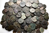 A lot containing 186 bronze coins. All: Roman Imperial. Fine to very fine. LOT SOLD AS IS, NO RETURNS. 186 coins in lot.


From a Swiss collection,...