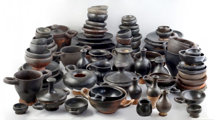 A collection of black-glazed ceramics
4th – 3rd century BC; ; A rich collection...