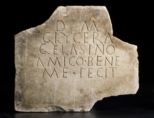 Epigraph of Gelasinus
1st – 2nd century AD; alt. cm 25,5; A marble slab with a ...