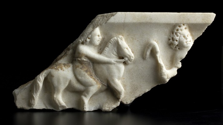 Relief with scene from the October Horse
Early 2nd century AD; alt. cm 12 ; A r...