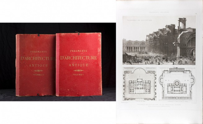 Fragments d'Architecture Antique; cm 46 x 33 (ognuno); H. d'Espouy, Fragments d'...