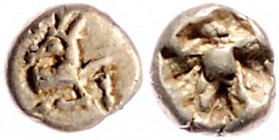 Griechische Münzen Ephesos
Phanes ca. 625 - 600 v. Chr. 1/24 Stater o.J. 0,57g. Weidauer 36-37 var. ss/vz