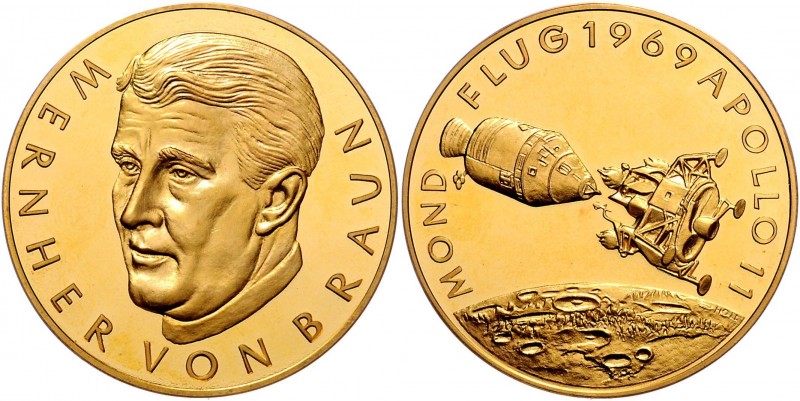 Bundesrepublik Deutschland - seit 1949
 Goldmedaille 1969 auf den Mondflug der ...
