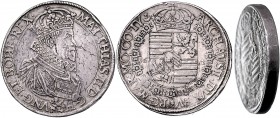 Matthias II. 1612 - 1619
 Doppeltaler / 2 Taler 1612 Mm. Benedikt Huebmer. Prag. 58,25g, Randfehler. MzA. Seite 99, Diet. 525, Hal. 495. ex Rauch 90/...