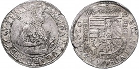 Ferdinand II. als Erzherzog 1592 - 1619
 Taler 1620 posthum. Klagenfurt. 3,48g, Schrötlingsfeler am Rand. Her. 440, Voglh. 125/I., Dav. 3314. vz
