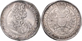 Leopold I. 1657 - 1705
 Taler 1698 KB Kremnitz. 28,86g, Av. justiert. Her. 742 vz