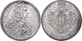 Joseph I. 1705 - 1711
 Taler 1707 Wien. 28,88g. Her. 121 vz
