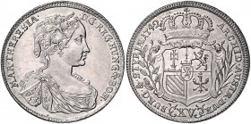 Maria Theresia 1740 - 1780
 XV Kreuzer 1742 Graz. 6,32g. Her. 1089, Eyp. 23a. stgl