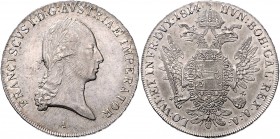 Franz I. 1804 - 1835
 Taler 1814 A Wien. 28,02g. Fr. 133 vz