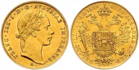 Franz Joseph I. 1848 - 1916
 Dukat 1852 A Wien. 3,48g. Fr. 1165 ss/vz