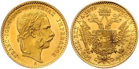Franz Joseph I. 1848 - 1916
 Dukat 1871 A Wien. 3,50g. Fr. 1229 f.stgl
