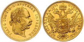 Franz Joseph I. 1848 - 1916
 Dukat 1895 Wien. 3,50g. Fr. 1254 vz