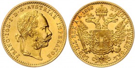 Franz Joseph I. 1848 - 1916
 Dukat 1898 Wien. 3,48g. Fr. 1257 vz