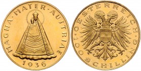 1. Republik 1918 - 1933 - 1938
 100 Schilling 1936 Wien. 23,56g. Her. 14 vz