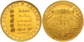 2. Republik ab 1945 - heute
 Ag Medaille 1965 10 Jahre Staatsvertrag. Wien. 14,12g stgl