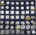 2. Republik ab 1945 - heute
 Lot 69 Stück, 10 Schilling Serie 1957 - 1973 in Ag ( stgl/PP ) z. B. 10 Schilling 1958 in PP ) und 1974 - 1991 ss /stgl ...